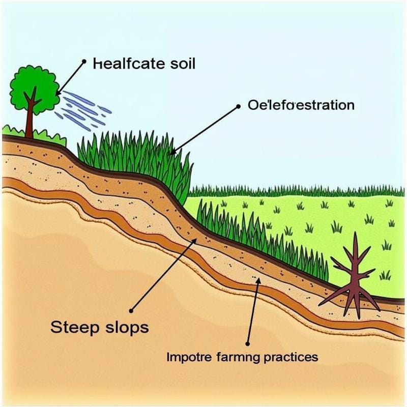 Trồng cây xanh và thảm thực vật bền vững để chống xói mòn mái dốc